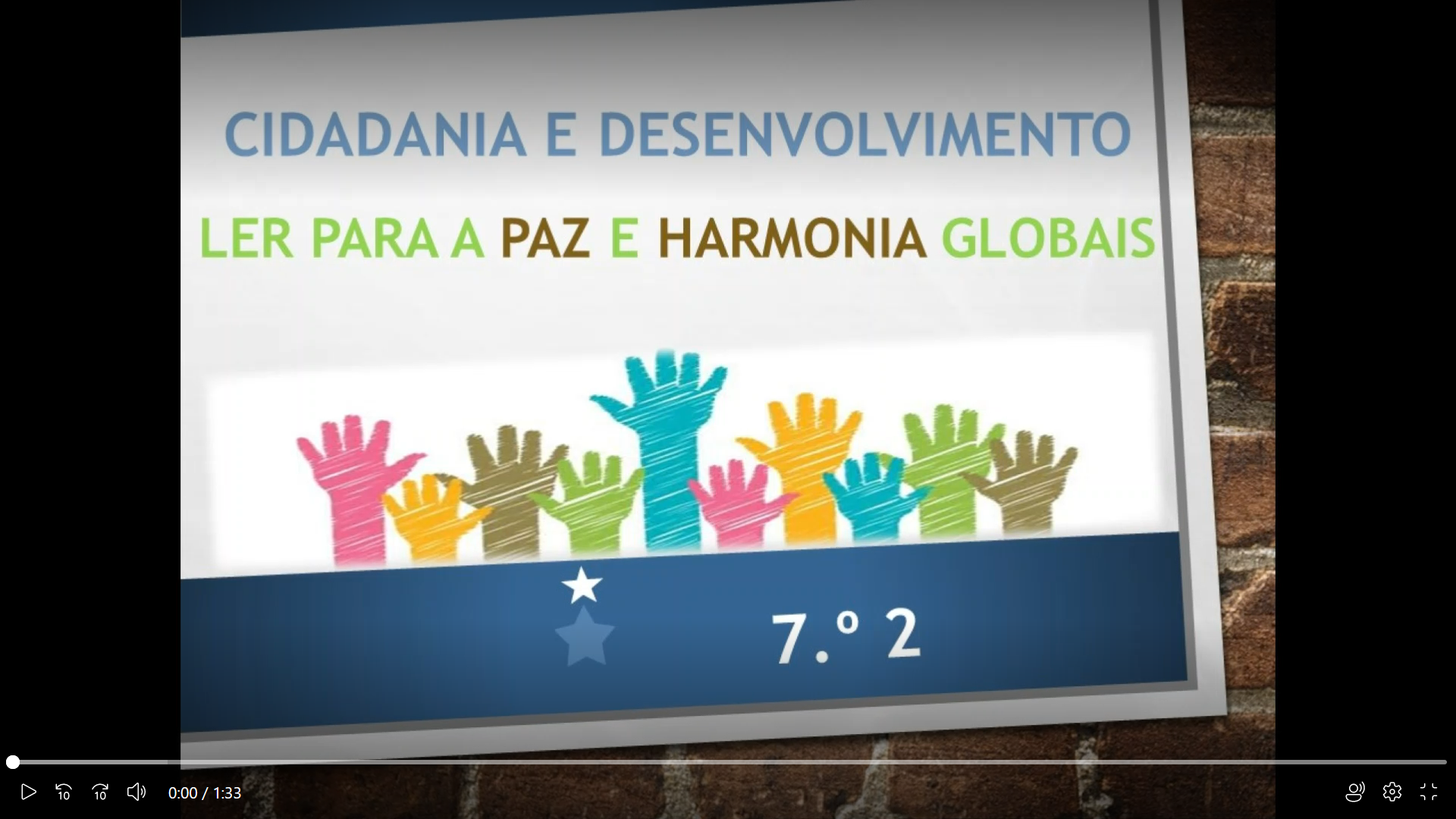 Ler/ Escrever para a PAZ e HARMONIA globais | Agrupamento de Escolas ...