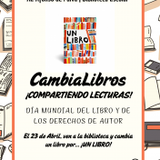 “CambiaLibros: ¡Compartiendo Lecturas!” en el Día Mundial del Libro y de los Derechos de Autor