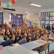 Atividade de sensibilização da comemoração do 25 de abril.