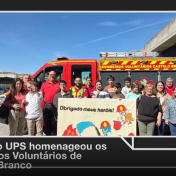 O Projeto UPS homenageou os bombeiros