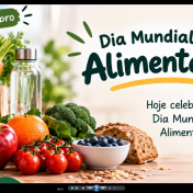 Alunos do 3.º ciclo assinalam o Dia Mundial da Alimentação